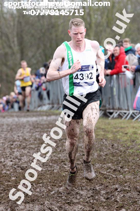 Senior mens 2018 British Inter Counties Cross Country Champs., Prestwold Hall, Loughborough. Photo: David T. Hewitson/Sports for All Pics